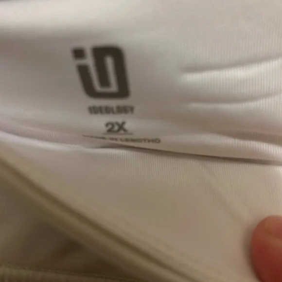 IDEOLOGY white size 2X performance SKORT with built-in pocket, shorts NWT - Picture 2 of 3